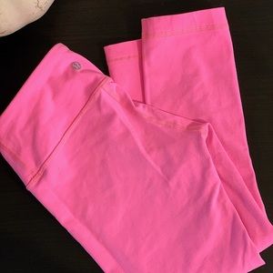Light Pink Lulul Lemon Crop Leggings